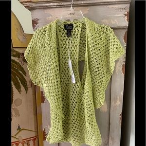 Women vest/pure hand knit